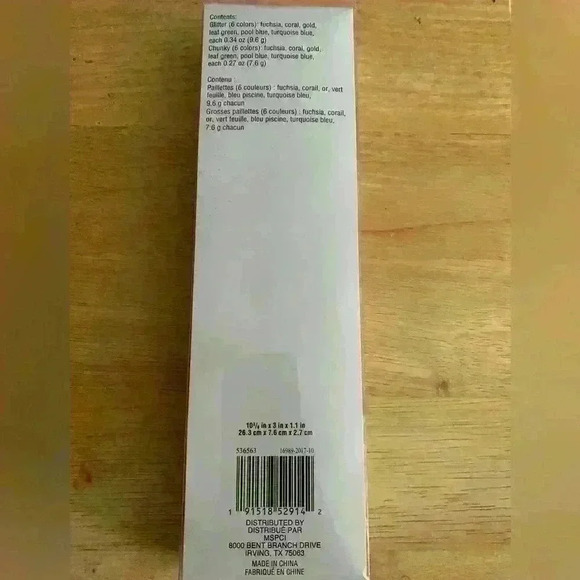 NWOT Recollections Assorted Glitters, Coastal Village, Pack of 12 Tubes - Picture 4 of 4